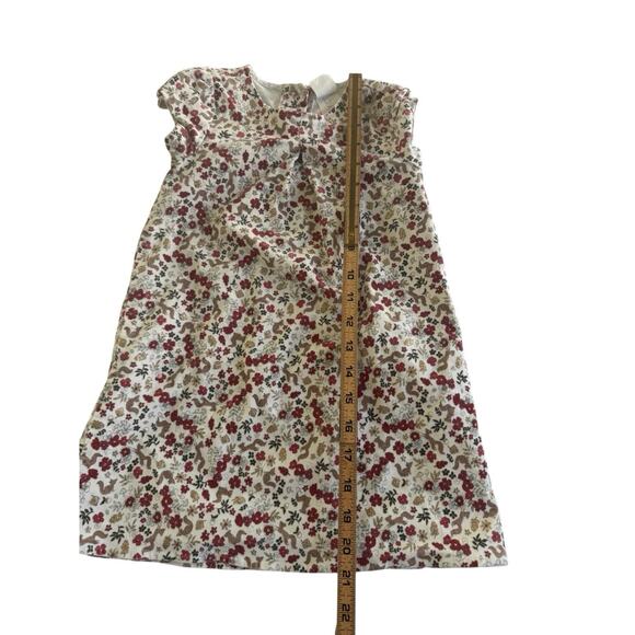 The Prairie By Rachel Ashwell Girls 4T Floral Fall Squirrel Corduroy Dress #5475 - Picture 4 of 10